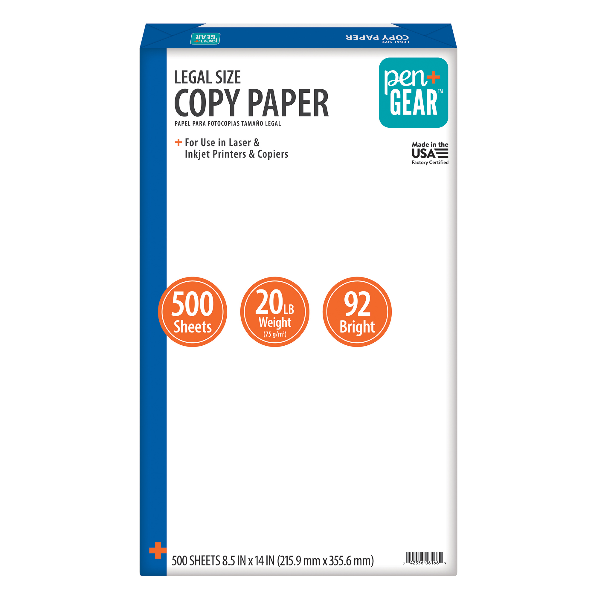 Pen+Gear Legal Size Copy Paper, 500 Sheets photo 3