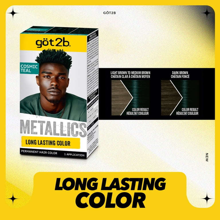 Schwarzkopf göt2b Metallics Permanent Hair Color Kit, M75 Cosmic