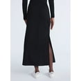 thumbnail image 3 of Scoop Women's and Women's Plus New Scubaknit Column Maxi Skirt, Sizes XS-4X, 3 of 5