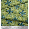 thumbnail image 2 of Soimoi Polyester Crepe Fabric Check & Moroccan Decorative Fabric Prints by Yard 52 Inch Wide, 2 of 2
