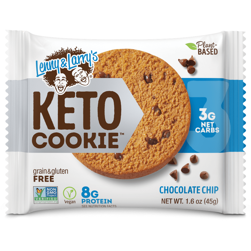 Lenny & Larry's Keto Cookie, Chocolate Chip, 1.6 oz, 12 ct, Low Carb