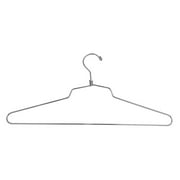Econoco SLD-16 16 in. Steel Blouse & Dress Hanger with Regular Hook - Chrome Pack of 100
