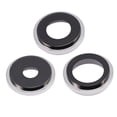 thumbnail image 4 of Replacement Back Camera Lens With Bracket & Bezel Compatible For iPhone 14 Pro / 14 Pro Max (Silver) (3 Piece Set) (Premium), 4 of 4