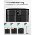 thumbnail image 3 of 13 Gallon Stainless Steel Kitchen Trash Can, Garbage Can, Soft Close, White, 3 of 12