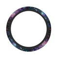 thumbnail image 2 of Lsque Outer Space Floating Numbers And Letters Ultra Soft Car Steering Wheel Cover for Women, Standard 15 inch Size for Truck Van SUV Auto, 2 of 8