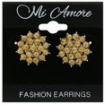 thumbnail image 2 of Mi Amore Post-Earrings Gold-Tone/Yellow, 2 of 2