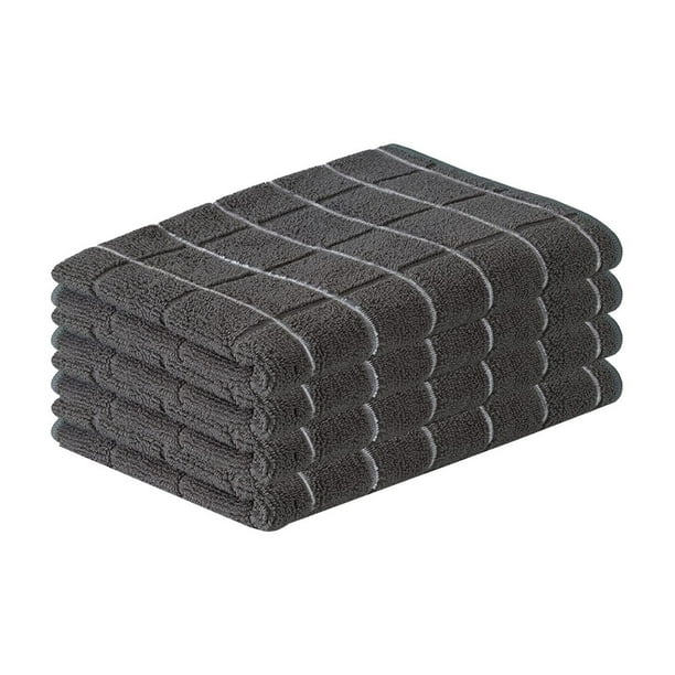 Juego de 4 paños de cocina de fibra ultrafina, absorbentes, de secado rápido, para limpiar mesas, platos y vasos. Suaves, no destiñen. Toallas multiusos para el hogar y la cocina.