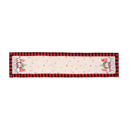 

Christmas Table Runner Holiday Props Table Cover for Home Birthday Wedding Party