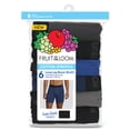 thumbnail image 7 of Fruit of the Loom Men's Cotton Stretch Long Leg Boxer Briefs, 6-Pack, 7 of 7