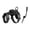 Black-XS, variant on Reflective Escape Resistant Harness with Tracking Device Holder Ergonomic Fit For All Sizes
