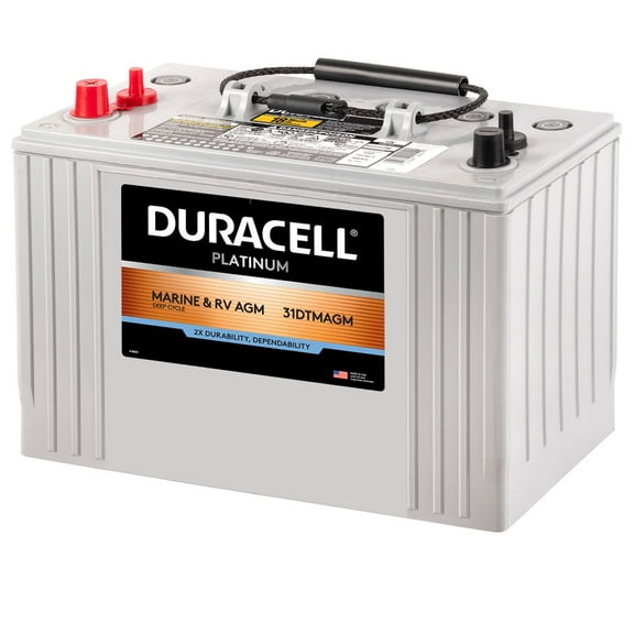 Duracell AGM Deep Cycle Marine and RV Battery , Group Size 31