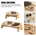 thumbnail image 3 of Gamelle pour Animaux Bol de Nourriture pour Chat Simple/double avec Anti-Toupie Design F7 Lot, 3 of 8