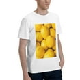 thumbnail image 2 of Bingfone Ripe Yellow Lemon Men'S Loose Fit Short-Sleeve Pocket T-Shirt, 2 of 7