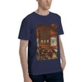 thumbnail image 2 of Bingfone Log Cabin Inside Men'S Loose Fit Short-Sleeve Pocket T-Shirt, 2 of 7