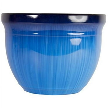 Gardener Select Madison Planter, Green Drip, 15"