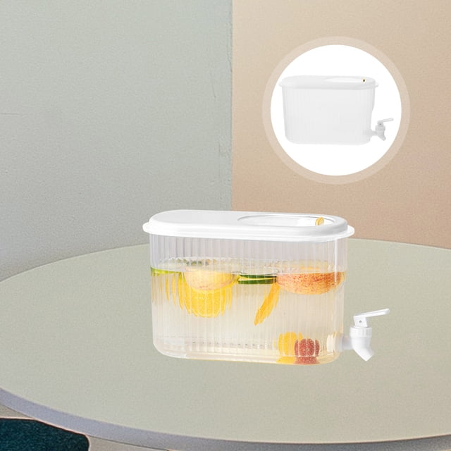 HEALEEP 3.5L Portable Design Drink Dispenser with Sealing Protection for Restaurant Use Juice Dispenser for Fridge