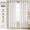 Dark Taupe, variant on Tan Beige Linen Semi Sheer Curtains 105 Inch Length 2 Panels Grommet Top Drapes for Living Room Patio Sliding Door Farmhouse Decor