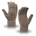 thumbnail image 1 of Roncen Unisex Winter Touch Screen Gloves, Soft Warm Fleece Lined with Knit Cuff for Texting & Outdoor Activities, 1 of 4