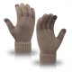 thumbnail image 1 of Guantes para hombre y mujer, de color bloqueado, para exteriores, sin dedos, de lana gruesa, informales, de moda, con parte superior acrílica., 1 of 5