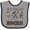 Heather and Black, variant on Inktastic Archaeology Rocks Archaeologist Boys or Girls Baby Bib
