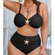 thumbnail image 5 of Tankini de verano para mujer, bikini deportivo con aros y almohadillas para el pecho, traje de baño dividido de dos piezas, tankinis para mujer, traje de baño de 2 piezas para mujer, trajes de baño pa, 5 of 8
