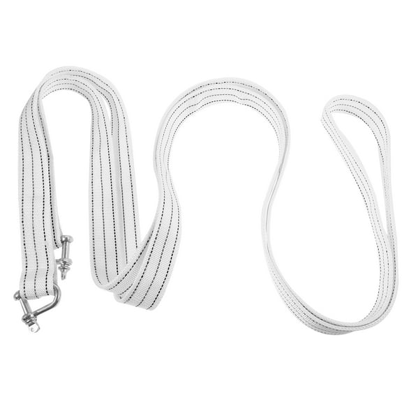 CRILSTYLEO 1Pack Polyester White Tow Strap for Vehicle Towing Rope Emergency Situations