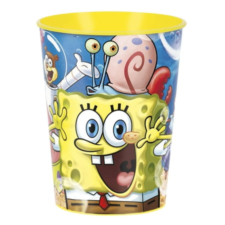 1 Spongebob Square Pants Plastic Cup