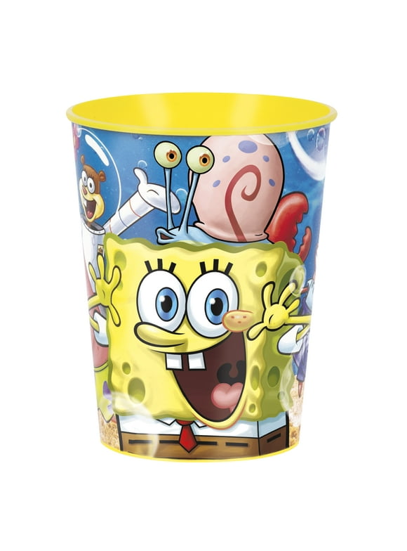 SpongeBob SquarePants Birthday Plastic Cup, 16 fl oz