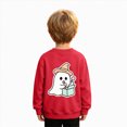 thumbnail image 5 of Child Boys Halloween Shirt for 7t 8t Boys Halloween T-shirt Boys Ghost Kids Shirt Crewneck Long Sleeve Graphic Top Toddler to Youth Boys Clothes Size 7-8 Years, 5 of 9
