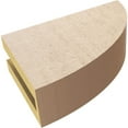 thumbnail image 6 of 3"W x 9"D x 6"H Classic Durham Rough Cedar Woodgrain TimberThane Corbel, Primed Tan, 6 of 6