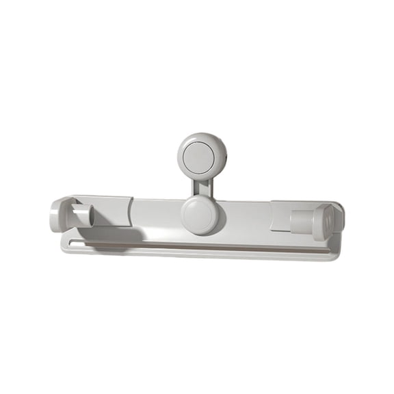 Suction Cup Paper Towel Holder, No Drill Wall Mount Paper Towel Holder for Kitchen, Space Saving Organizer Rack for Paper Towels, Cling Film and Dishcloths