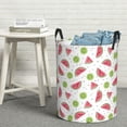thumbnail image 5 of Goofa Watermelon And Kiwi Printed Circular Hamper,Laundry Basket with Handles,Storage Baskets Foldable,Large Capacity Laundry Hamper-Medium, 5 of 8