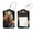 multicolored 4, variant on PhooArto 2 Pcs Magnolias Flower Pattern Luggage Tag for Suitcases, Leather Baggage Tags Identifiers for Travel, Stainless Steel Loop Name ID Label for Women Bag Backpack