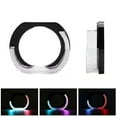 thumbnail image 1 of 2PCS RGB LED Angel Eyes 5D Crystal Mask Turn Singal Light Halo Rings App Control, 1 of 8