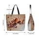 thumbnail image 5 of Fotbe Coffee Beans Chocolate Splash Bolsa Tote Estética de Lona con Estampado para Mujer - Bolsa Reutilizable de Hombro Casual para Vacaciones, Compras, Trabajo y Gimnasio, 5 of 8