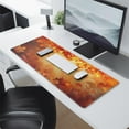 thumbnail image 2 of Happy Thanksgiving Large Gaming Mouse Pad Extended Desk Mouse Pad with Stitched Edges, Non-Slip Base, Water Resist Keyboard Pad for Gamer, Office & Home, 31.5 X 11.8 in, 2 of 7
