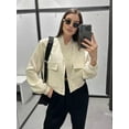 thumbnail image 1 of ASDS-Chaqueta Bomber con bolsillos para mujer, abrigos Vintage de manga larga con botón frontal, prendas de vestir exteriores informales, Tops elegantes, 1 of 5