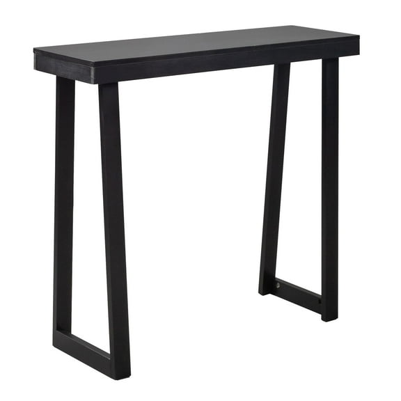 RONG-3 Narrow Entryway Table, Pine Wood Console Tables for Entryway, Slim Sofa Tables Behind Couch for Living Room, Hallway, Entrance,35.8" x 12" x 31.9"