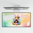 thumbnail image 4 of Happy Easter Airedale Terrier with Bunny Ear Headband and Flowers Desk Mat Full Keyboard Mouse Pad Dale Waterside Dog Lover Large Mousepad - 13001, 4 of 5