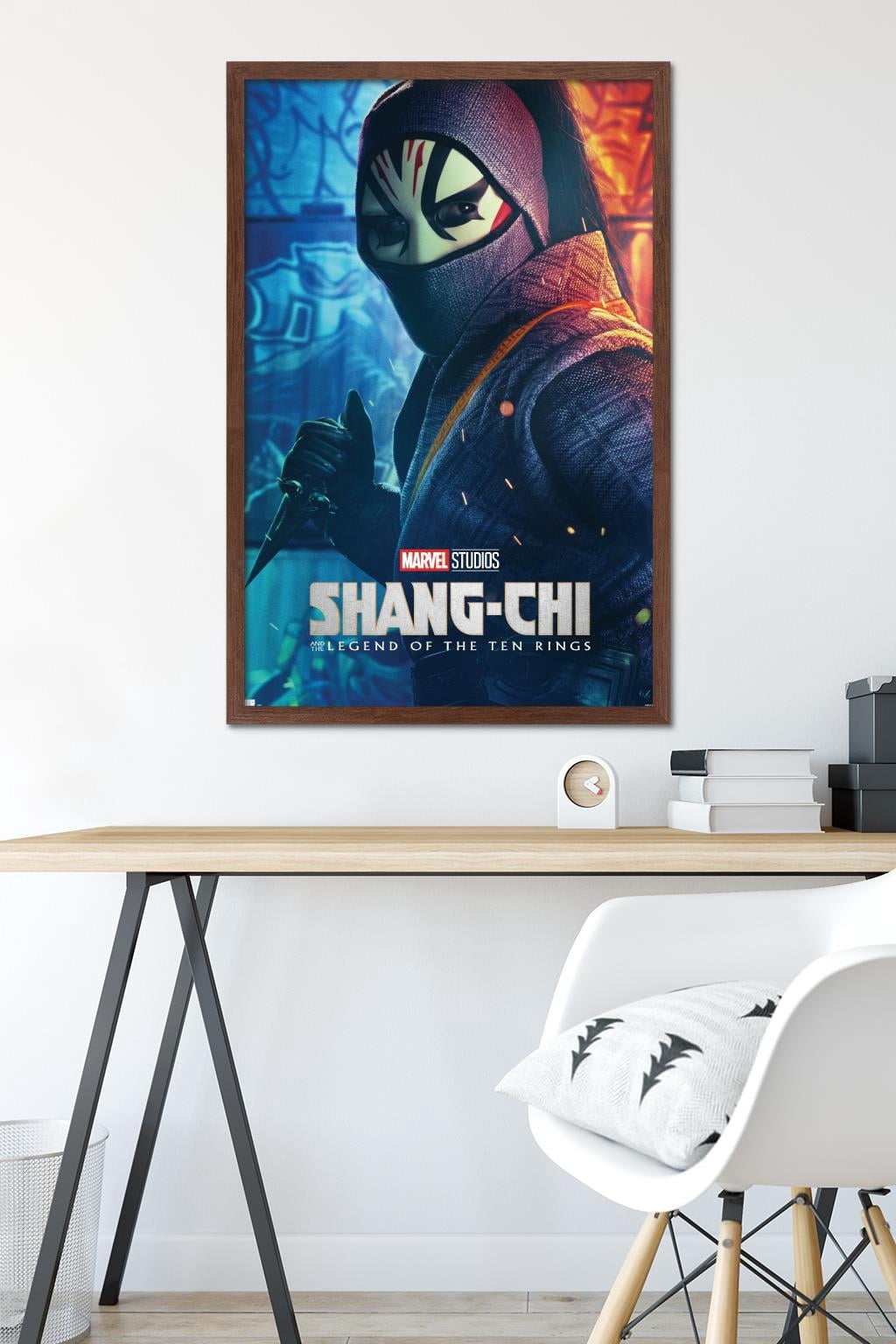 Marvel Shang-Chi and the Legend of the Ten Rings - Death Dealer One Sheet Wall Poster, 22.375" x 34", Framed