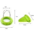thumbnail image 3 of Yesbay Kiwi Peeler ABS Digging Core Fruit Cutter Slicer for Daily Life,Green, 3 of 8