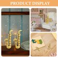 thumbnail image 2 of Miangastore 2Pcs Miniature Musical Instrument Dolls Saxophones Doll House Instrument Model Photography Prop, 2 of 8
