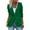 Green, variant on DondPO Blazers for Women Women's 2024 Fall Business Casual Long Sleeve Notch Lapel Trendy Work Jackets Outerwear Blazers for Women Business Casual Work Office Suit Jackets Black L