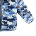 thumbnail image 6 of Staki Baby Boys Coat Warm Toddler Puffer Jacket Hooded Winter Outerwear for Boys Baby Wearing Jacket 12M,18M,24M,2T,3T,4T,5T,6Y(Camouflage,18-24 Months), 6 of 7