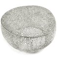 thumbnail image 1 of Home Gear Alice Aluminum Coral Design Accent Coffee Table in Silver, 1 of 1
