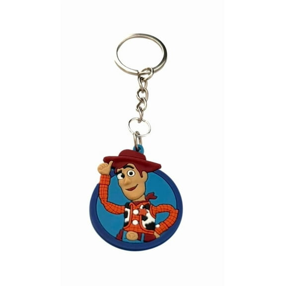 Woody Toy Story Soft Touch Rubber Keychain Keyring