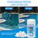 thumbnail image 3 of Tabletas de limpieza de piscinas Kit de aplicador con dispensador de Ehuebsd cloro efervescente desinfectante con jaula de cloro 100 piezas 100g, 3 of 9