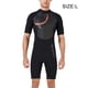thumbnail image 2 of Traje de buceo traje de buceo de manga corta pantalones cortos de pareja de pieles de buceo de pareja traje de surf para snorkeling nadando en agua fría Negro para hombre L 3mm Inevent OD017107-03, 2 of 6