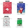 thumbnail image 2 of Wrapables Aluminum Foil Christmas Holiday Drawstring Gift Bags for for Party Favors, Goodie Bag, Treats, Gift Wrap, Parties (Set of 10), 2 of 7