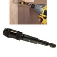thumbnail image 4 of Destornillador de vástago hexagonal de liberación rápida con soporte Negro Sunnimix  Punta de taladro de tornillo, 4 of 8